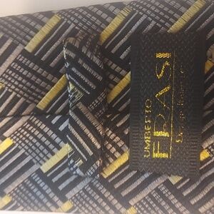Umberto Frasier tie gray yellow